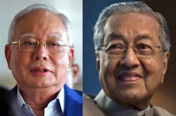 Najib, Tun Mahathir sebumbung di mahkamah hari ini